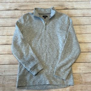 EUC men's size small grey quarter-zip